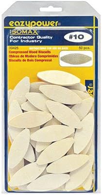 Plate Joiner Wood Biscuits, #10, 50-Pk.