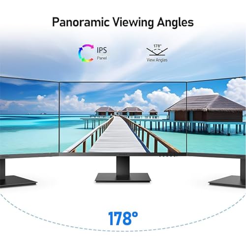 KOORUI 24 Inch Computer Monitor, FHD(1920 x 1080p) PC Monitors, 75Hz IPS Display, HDMI, VGA, 99% SRGB, 75 x 75 mm VESA Mountable, Frameless, Flicker-Free, 3-Year Warranty 6 KOORUI 24 Inch Computer Monitor, FHD(1920 x 1080p) PC Monitors, 75Hz IPS Display, HDMI, VGA, 99% SRGB, 75 x 75 mm VESA Mountable, Frameless, Flicker-Free, 3-Year Warranty - Image 4