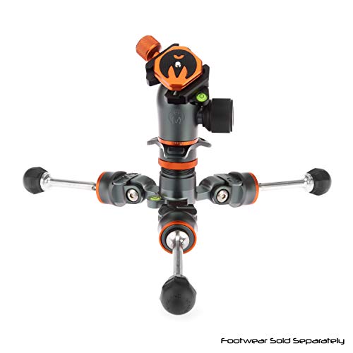 3 Legged Thing Pro Range 2.0 Winston 2.0 Reisestativsystem aus Carbon – Verstellbares Kamerastativ mit 3 faltbaren abnehmbaren Beinen für Umbau zu Monopod mit Kugelkopf AirHed Pro – Bild 6