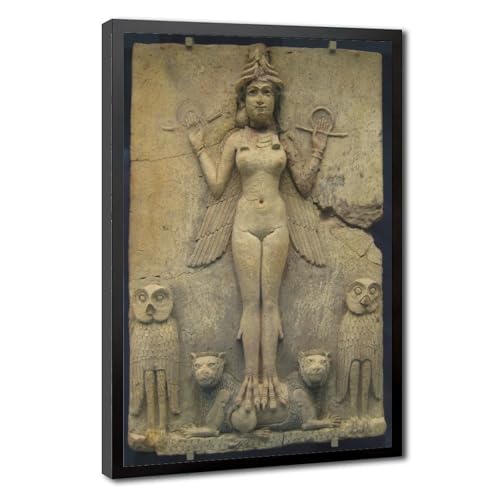 Impression sur toile Reine de la nuit Burney Relief Lilith 40x61 cm