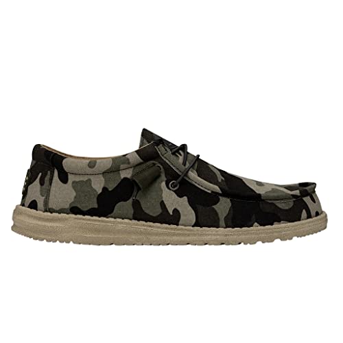 Image of HEYDUDE Men's Wally Camo | Men's Loafers | Men's Slip On Shoes | Comfortable & Light-Weight