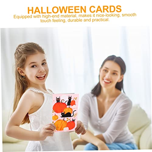 Cartes de message Halloween SHINEOFI lot de 96 pour invitations