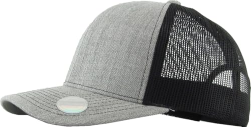 Image of Classic 6 Panel Cotton Twill Mesh Trucker Cap Hat Adjustable Snapback Hat