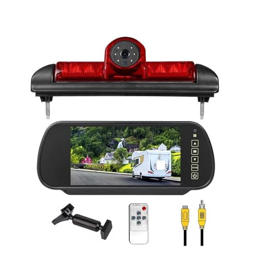 Caméra de recul HD 3ème feu stop avec moniteur et support