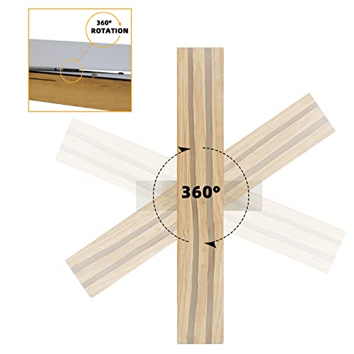 Hurrah Wood Wall Sconce Led Wall Light - Room Wall Light Fixture Plug In Wall Lighting With Switch Cord 3000K Bedroom Wall Lamp 8W Modern Light For Stair Living Porch Hallway Dining Decor #TOP2