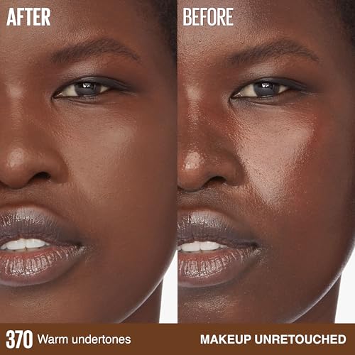 Image of Maybelline Super Stay Lumi-Matte Foundation, Lightweight and Buildable Full Coverage Foundation Makeup For Up To 30HR Wear, 370, 1 Count