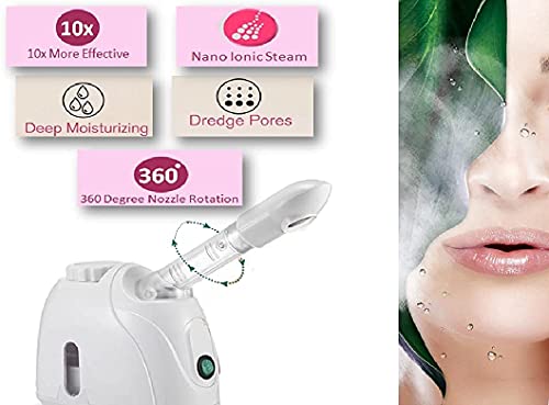 Image of Lookstar Professional Home Steamer for Hot Steam - Multi-Use for Face, Hair, and Skin