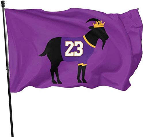 YIBENWANLI Lebron King James Goat Flag