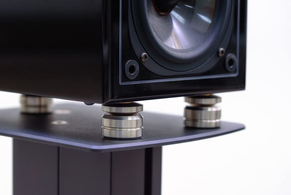 3 Set Golden Speaker Spikes, Speaker CD Audio Amplifier Turntable Isolation Stand Feet Cone Base Pads