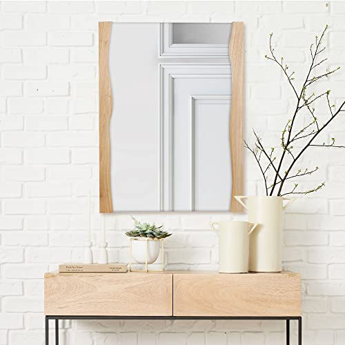 Tanmicoshomy YM001 Natural Wood Mirror 24X32 Inch thumb #1