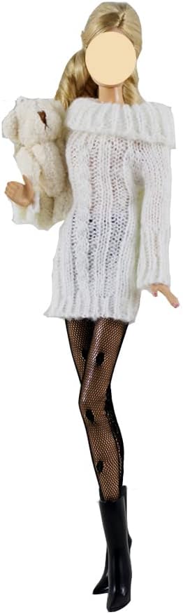 Doll Clothes, 5 Sets Outfits Spring Dresses Pants Windbreaker Hat for 11.5 inch Dolls Accessories Random Style (B) - Image 8