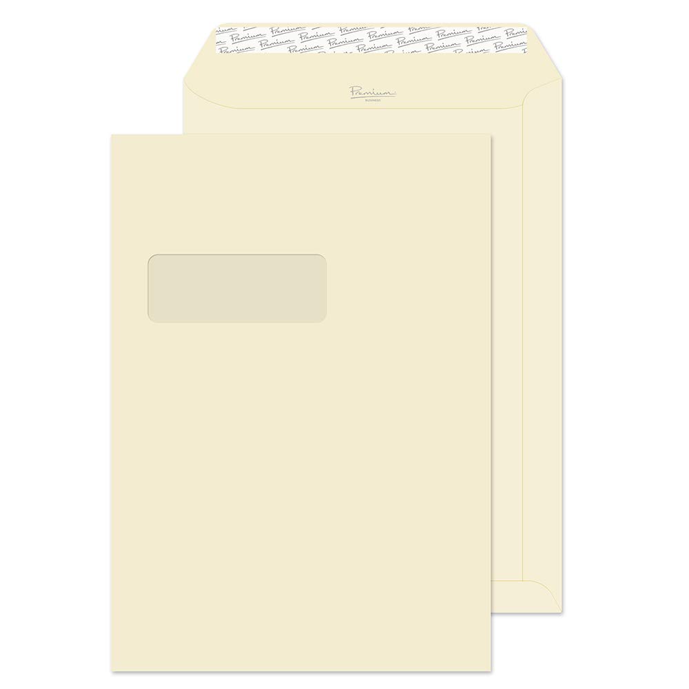 Blake Premium Business Cream Wove Window Peel & Seal Pocket