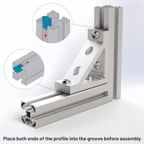 Miniatura 5 de Gungy Tuercas Deslizantes M8 Tuercas Ranuradas Tuerca De Ranura En T Tuercas Correderas De Acero Carbono Para Perfiles De Aluminio 30 Serie 50 Piezas