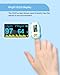 Pulse Oximeter for Kids, Vibeat Fingertip Blood Oxygen Meter with Smart Reminder for Children Baby Home Use, Batteries & Lanyard Included, Blue