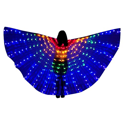 huanggua Ailes LED pour Femmes,Ailes de Papillon Lumineuses | Costume de Danse du Ventre Lumineux Ailes d'ange pour la Performance Cover