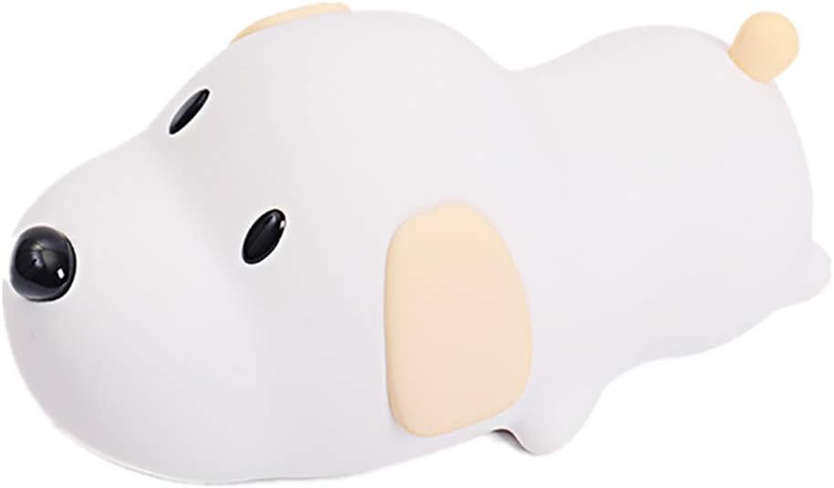 PEIQI Usb night light dull silicone charging timing atmosphere light child bedside smart pat light suitable for birthday gifts