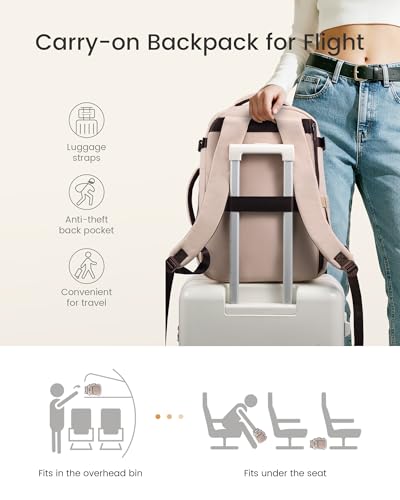 Image of LOVEVOOK 40L Travel Backpack for Women & Men, Airline Approved Carry On Bag