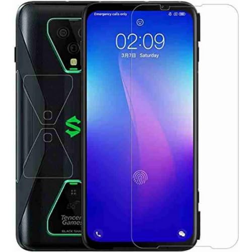Image of Embed HD-Clear Screen Guard for Xiaomi Black Shark 3S - Harder or Durable Plastic & More Impact-Resistant Than Glass, with Free Installation Kit