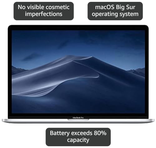 Image of Apple 2019 MacBook Pro with 2.3GHz Intel Core i9 15-inch, 16GB RAM, 512GB SSD Storage Silver (Renewed)