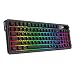 Redragon K719 Wireless Gasket Gaming Keyboard w/Hype Screen & Knob, 95 Keys Mechanical Keyboard, Easy-Control 1.14’’ TFT Info Display, 5-Layer Noise Dampening, Custom Linear Switch, Essential Black