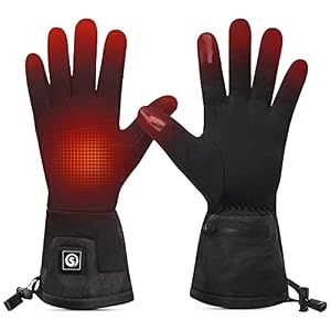 SNOW DEER Heated Glove Liner for Men and Women with Rechargable Battery for Outdoor Cycling Montorcycle Camping Hiking…