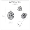 ONEFINITY Saint Michael Medal Necklace 925 Sterling Silver St Michael Pendant Religious Protector Jewellery Gift for Women Men #5