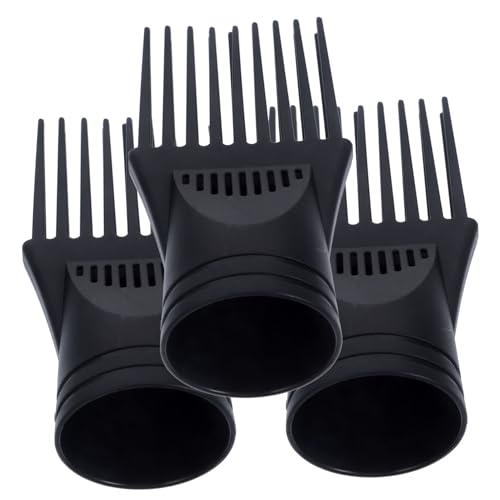 GALPADA Accesorio Secador De Viento Secador De Pelo Desenredador Varita Mágica Seco Accesorio De Peine Secador Desenredante Alto Departamento Secadora Plana Térmico Black