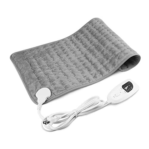 Almohadilla térmica eléctrica, Manta térmica con control de comodidad, Almohadilla térmica para aliviar el dolor de espalda, con 1 control, 6 configuraciones de temperatura, 4 instalación de sincroniz Cover