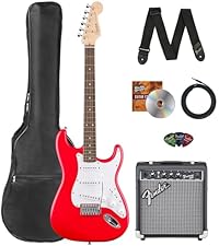 Amazon.com: Fender Squier Stratocaster - California Blue Bundle