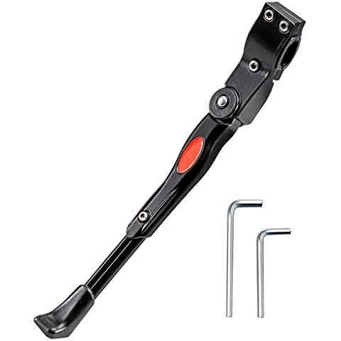 WGYTECH Adjustable Bike Kickstand,Bike Stand Kick for Center Side Parking Rack for Bicycle Mountain Bike Road Bike with Wheel Diameter 20 24 26 or 700c and 29 inches Cover