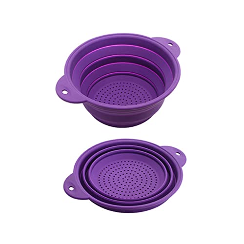折りたたみシリコン排水果物野菜洗浄ザルキッチンガジェット調理器具折りたたみストレーナーバスケットアクセサリー水切りキッチンシンク用水切り