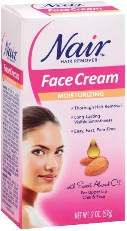 Nair Moisturizing Face Cream Hair Remover 2 oz
