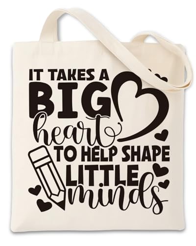 Teacher Gifts for Women, Aesthetic Travel Beach Bag, Reusable Grocery Shopping Bag for Lady Casual Vacation, Shopping, Work, Gym