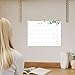 Aesthetic Wall Calendar 2025-2026, 17 Monthly Horizontal Hanging Calendar with Julian Dates from August 2025 to December 2026, 14.5