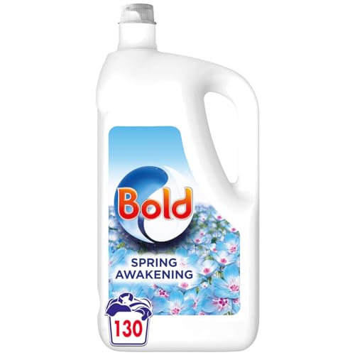 Bold 2-in-1 Spring Awakening Washing Laundry Liquid, 4.55L (130 Wash) - XXXL Mega Pack