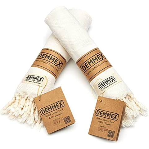 Toallas de baño DEMMEX de algodón turco orgánico prelavadas Cover
