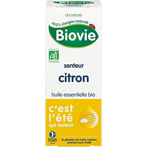 Biovie Organic Lemon Fragrance 10 ml Naturally Aromatic and Fragrance