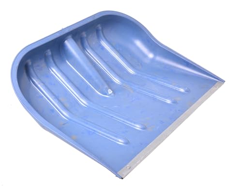 Aqbau® Schneeschaufel Schneeräumer Schneeschieber Schneeschippe 49 x 39 cm mit Metallbeschlag