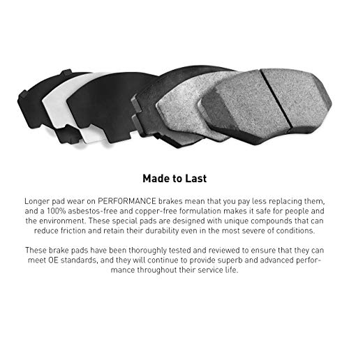 Image of R1 Concepts Front Performance Sport Brake Pads| Fits 2005-2018 Ford Focus | 2007-2016 Ford EcoSport; 2018-2022 Ford EcoSport; 2013-2018 Ford C-Max| Automotive Replacement Brake Pads