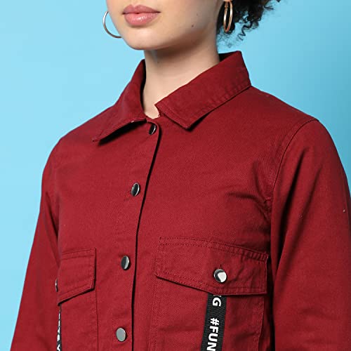 Image of Women's Cotton Jacket Relaxed Fit For Casual Wear | Full Sleeve | Stylish Wear Cotton Jacket Crafted With Comfort Fit And High Performance For Everyday Wear