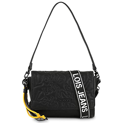 Lois – Bolso Bandolera Mujer – Bolso Mujer Pequeño de Marca. Bolso Lois Mujer – Bolso Mujer Bandolera de Uso Diario – Bolso Pequeño Mujer 315778, Negro