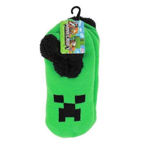 Calcetines verdes de Minecraft Creeper para mujer ropa gamer transpirable 7