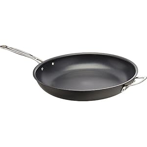 Cuisinart 622-36H Chef’s Classic Nonstick Hard-Anodized 14-Inch Open Skillet with Helper Handle, Black
