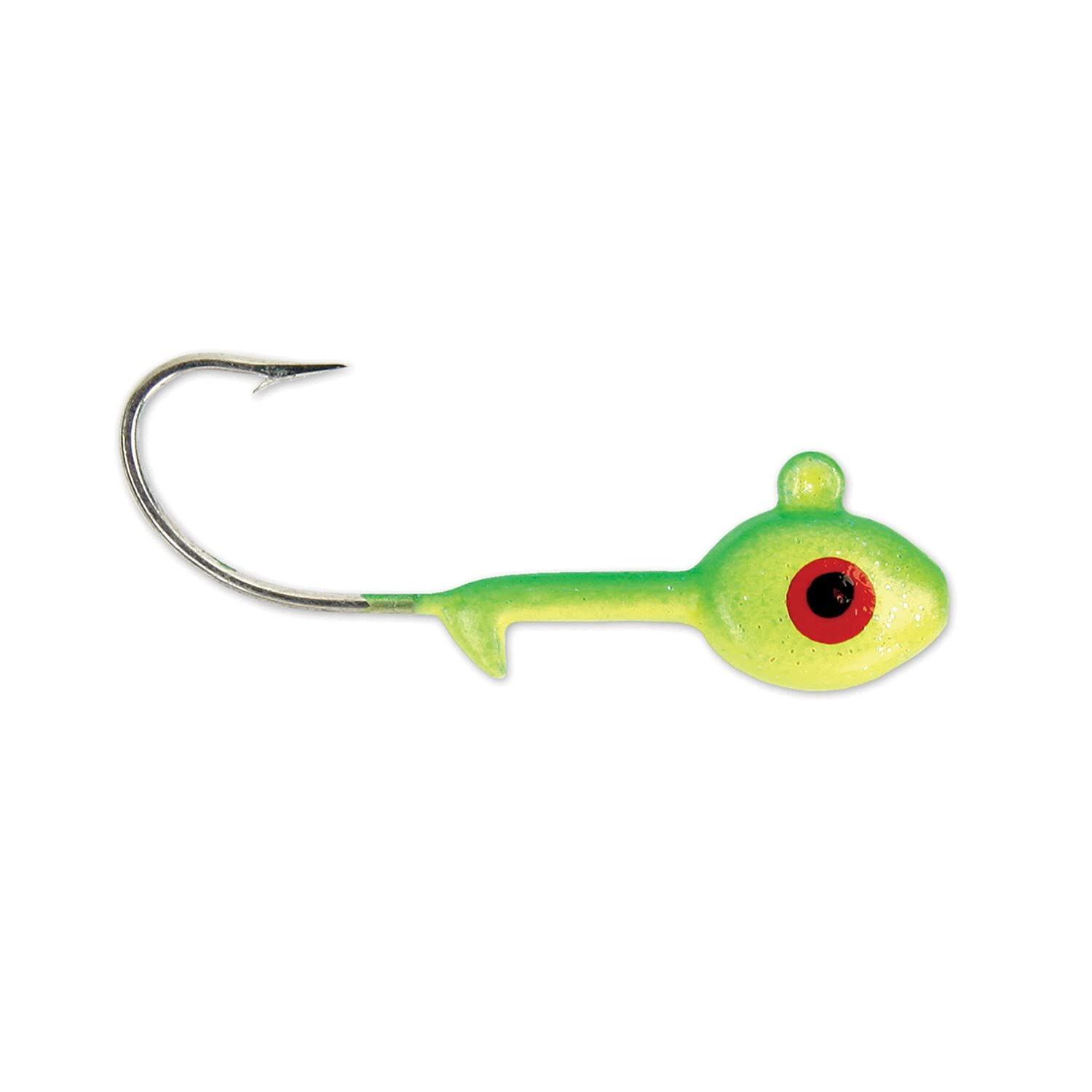 GOT-CHA HSWG12-120S Grub Heads1/2-Ounce Chartreuse/Lime 7-Pack