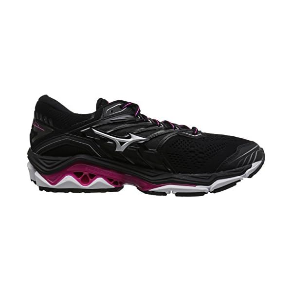 Mizuno-Womens-Wave-Horizon-2-Running-Shoe Mizuno Women's Wave Horizon 2 Running Shoe, Black/Athena, 6 B US