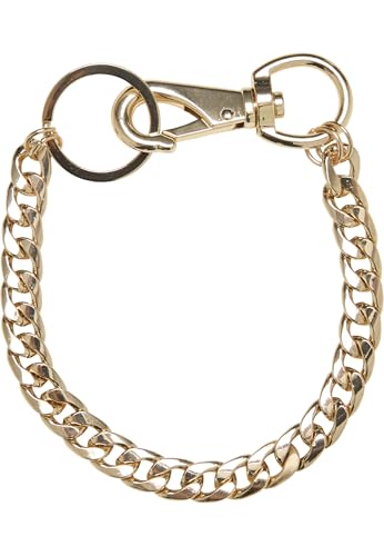 Urban Classics Metal Keychain gold one size