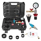 Coolant Vacuum Refill Kit Quick Airlift Coolant Refill Tool, Universal Adapters, Precise Flow Control Pneumatic Vacuum Fill Coolant, Cooling System Vacuum Purge & Refill Kit for Most Vehicles