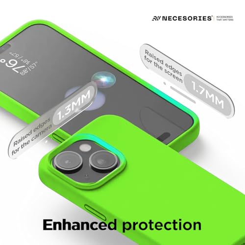 Image of Liquid Silicone Case Compatible for iPhone 15 Plus | Slim Back Cover | Soft Touch Bumper | Shockproof Drop Protection | Microfiber Cloth Inside | Sleek Solid Design