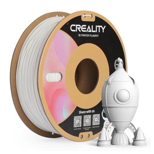 Creality PLA Matte 3D Printer Filament 1.75mm, Matte PLA 1kg Spool (2.2lbs), Dimensional Accuracy +/- 0.02 mm, Fits for Most FDM 3D Printers (Matte White)