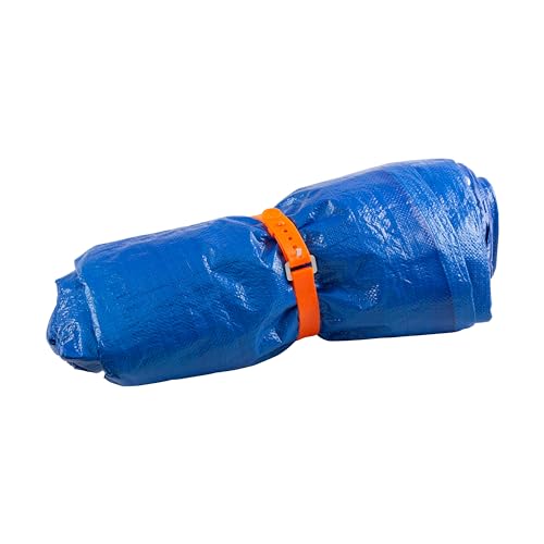 Nite Ize GearPro Utility Strap - Durable All-Purpose Utility Rubber Strap with Aluminum Buckle - Secure Equipment & Gear - UV-Resistant & Stretchy - 24\", Bright Orange (2 Pack) - Thumbnail 4